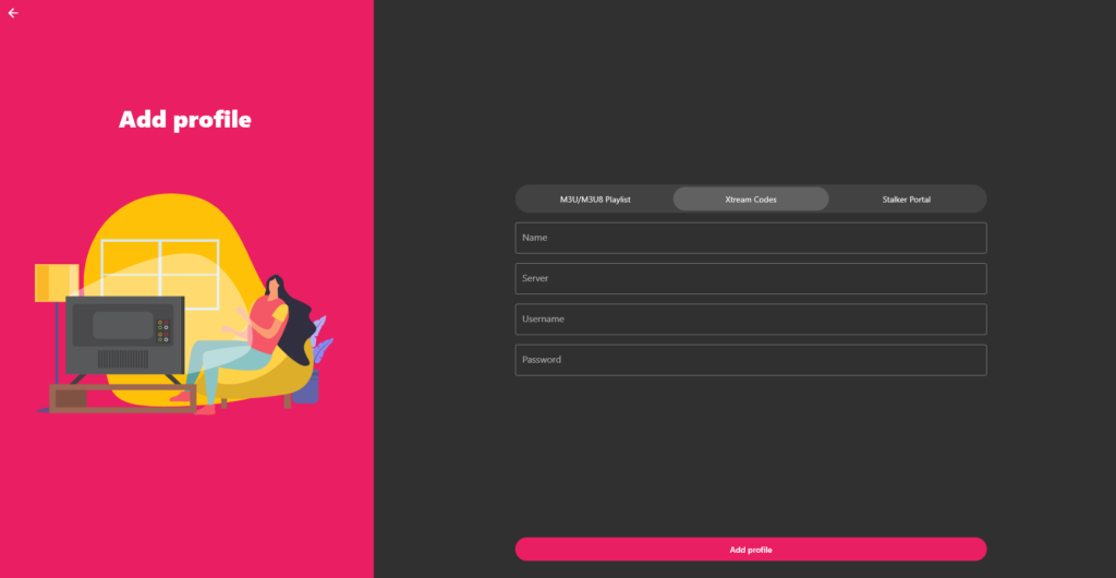 tvmate iptv player