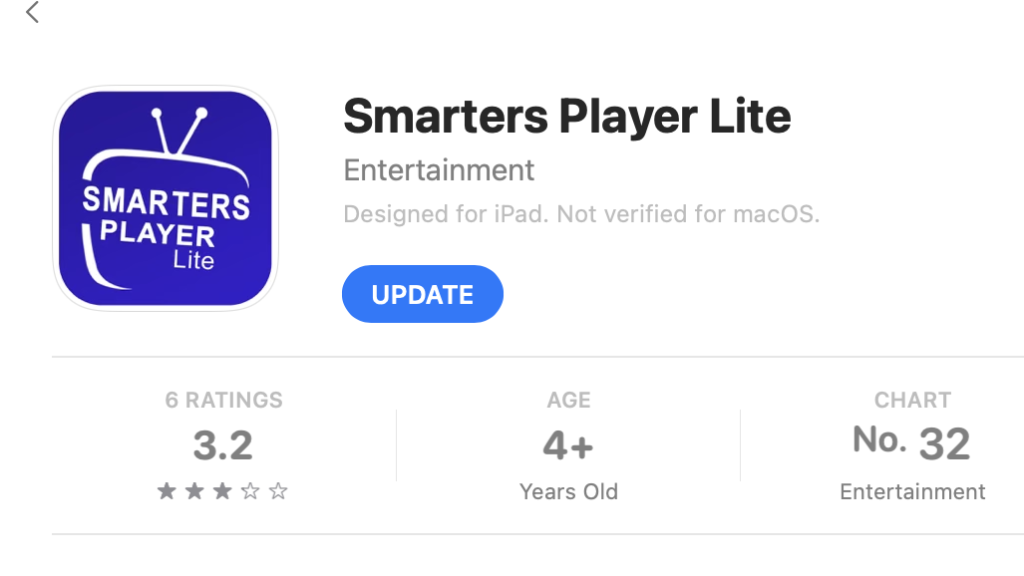 IPTV Smarters Pro Apple